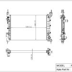 RADYATÖR FIAT LINEA 1.4 MPI 2 SIRA AL+PL SİSTEM (BENZİNLİ) (1 AD )