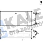 TURBO RADYATÖRÜ (INTERCOOLER) FORD TRANSIT COURIER / FIESTA VI 08+ 1.5TDCI/1.6TDCI AL/BRZ (1 AD )