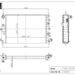 RADYATÖR FORD ESCORT CL 2 SIRA AL+PL SİSTEM (1 AD )