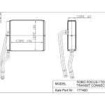 KALORİFER RADYATÖRÜ FORD FOCUS -TRANSIT CONNECT 98-04 (SOL) KAL. 2 SIRA ALÜMİNYUM BRAZİNG SİSTEM (1 AD )