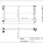 RADYATÖR PEUGEOT PARTNER P306 CITROEN BERLINGO XSARA 2 SIRA AL+PL SİSTEM (1 AD )