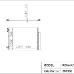 KLİMA RADYATÖRÜ RENAULT CLIO IV 1 SIRA ALÜMİNYUM BRAZİNG SİSTEM (1 AD )