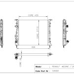 RADYATÖR RENAULT MEGANE 1.6 RTA/RTE 2 SIRA AL+PL SİSTEM (28mm) (1 AD )