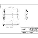 RADYATÖR RENAULT CLIO SYMBOL 2 SIRA AL+PL SİSTEM (23,5 mm) (1 AD )