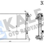 RADYATÖR RENAULT MEGANE IV 1.6 DCİ 16- KLİMALI AT/MT AL/PL/BRZ (540*451*26) (MONTAJ ÜRÜNÜ) (1 AD )