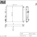 RADYATÖR RENAULT KANGOO 1.5 DCİ/1.9 D  PEUGEOT J9 J10 1 SIRA ALÜMİNYUM BRAZİNG SİSTEM (1 AD )