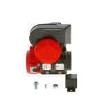 FERRARİ KORNA 12V ÇİFT TONLU, KOMPRESÖRLÜ, 520/660 HZ,  115DB(A) , RÖLELİ (1 AD )