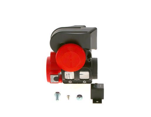 0986320400-1.jpg FERRARİ KORNA 12V ÇİFT TONLU, KOMPRESÖRLÜ, 520/660 HZ, 115DB(A) , RÖLELİ (1 AD ) - Görsel 1