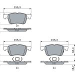 DİSK FREN BALATASI (ÖN) FORD FOCUS IV FORD Focus [CGE]; Kuga [CTD]; Puma (1 TK )