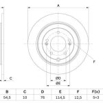 FREN DİSKİ HYUNDAI; KIA SPORTAGE 1.6 CRDİ; SPORTAGE 1.6 CRDİ AWD; SPORTAGE 1.6 GDI; SPORTAGE 1.6 GDI (2 AD )
