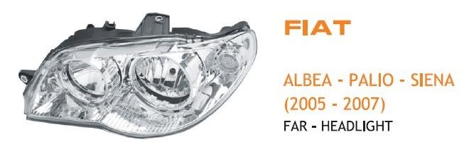 1051582-1.jpg FAR GRİ SOL FIAT ALBEA 2005-2007 MOTORLU (1 AD ) - Görsel 1