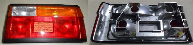 10676E-1.jpg STOP LAMBA SAĞ SİYAH BOYALI KAPAKSIZ RENAULT R9 SPRING (1 AD ) - Görsel 1