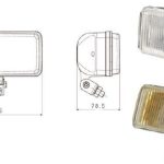 SET SİS FARI 80×160 BEYAZ FORD TRANSIT MİNİBÜS UNIVERSAL  (1 AD )