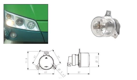 13567E-1.jpg ÖN POZİSYON LAMBASI NATUREL R5W 12V OTOKAR TEMSA GÜLERYÜZ PEUGEOT J9 BMC PROF. (1 AD ) - Görsel 1