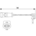 FREN BALATA FİŞİ MERCEDES 176-242-246- 205-117-156 Bm 2012- 0 CDI; A 180 D; A 180 D LİMOUSİNE; A 180 LİMOUSİNE (1 AD )