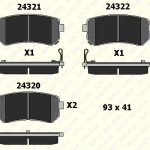 FREN BALATA ARKA HYUNDAI İ30 - HYUNDAI İX 35 - KIA RIO II, SPORTAGE (1 TK )