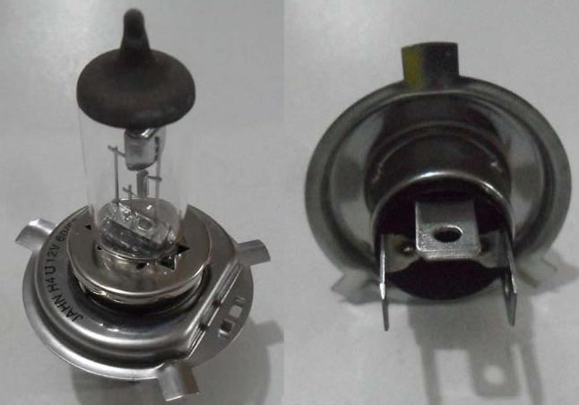 48881-1.jpg 12V H4 60/55W HALOJEN AMPUL 43T (TIRNAKLI) (2 AD ) - Görsel 1