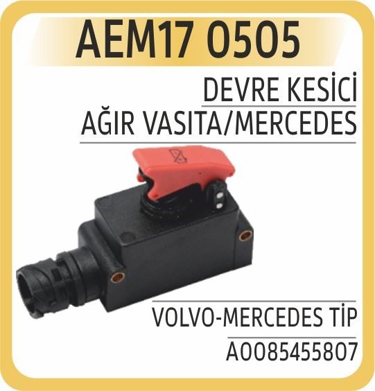 AEM170505-1.jpg DEVRE KESİCİ VOLVO-MERCEDES TİP (1 AD ) - Görsel 1