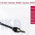 ON AKS KOMPLE SAĞ MEGANE II 1,5 DCI M-T 6 VİTES 02-09 (DIS FREZE:25-IC FREZE:26-UZUNLUK:905) (1 AD )
