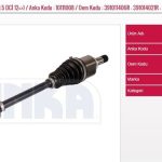 ON AKS KOMPLE SOL DOKKER-LODGY 1,5DCI K9K 12=>) (1 AD )