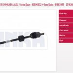 AKS KOMPLE SAĞ LALELİ (FIAT:EGEA 1.4 16V 15=> ) (1 AD )