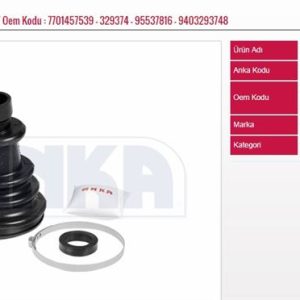 AKS KÖRÜĞÜ DIŞ RENAULT R12 (1 AD )