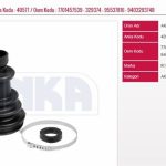 AKS KÖRÜĞÜ DIŞ (TEK KANAL, Y.M.) RENAULT R12 (1 AD )