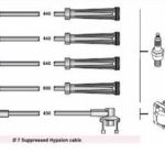 BUJİ ve BOBİN KABLOSU RENAULT R19 I/II CLIO I-İ 1.2-1.4 90-98 MEGANE I 1.4 96-99 EXPRESS (1 TK )
