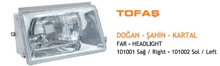 AYF.101002-1.jpg FAR KOMPLE H4 FIAT DOĞAN 88-92 SOL TIRNAKLI (1 AD ) - Görsel 1