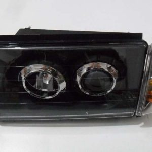 FAR KOMPLE FIAT SLX MERCEKLİ LUX TIP İÇİ SİYAH SAĞ P.CARBON CAM (1 AD )