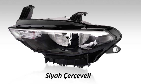 AYF.101133-1.jpg FAR MOTORLU SOL FIAT EGEA SİYAH ÇERÇEVELİ (1 AD ) - Görsel 1