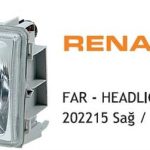 FAR RENAULT R9 SAĞ 1981-1984 (1 AD )