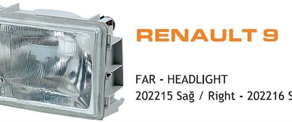 FAR RENAULT R9 SOL  1981-1984 (1 AD )