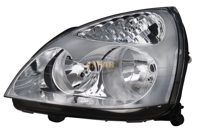 AYF.202259-1.jpg FAR KROM ÇERÇEVELİ MOTORLU SOL RENAULT CLIO (01-09) (1 AD ) - Görsel 1