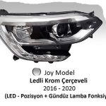 FAR MANUEL SAĞ RENAULT MEGANE IV 2017- JOY MODEL LEDLİ KROM ÇERÇEVELİ        (1 AD )