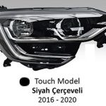 FAR MANUEL SAĞ  RENAULT MEGANE IV 2017- TOUCH MODEL SİYAH ÇERÇEVELİ   (1 AD )