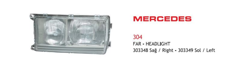 AYF.303349-1.jpg FAR KOMPLE SOL MERCEDES 304 (1 AD ) - Görsel 1