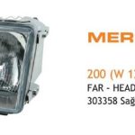 FAR SOL MERCEDES 200 (W 124) (1985-1993) (1 AD )