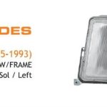 ÇERÇEVELİ CAM SOL MERCEDES 200 (W 124) (1985-1993) (1 AD )
