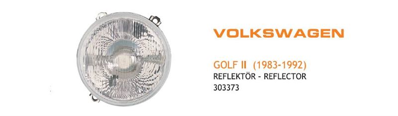 AYF.303373-1.jpg REFLEKTÖR VW GOLF II (1983-1992) (1 AD ) - Görsel 1