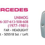 FAR SAĞ MERCEDES UNIMOG 209-309-306-307-613-508-608 (1977-1981) (1 AD )