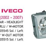 FAR SOL IVECO DAILY 2002 MOTORLU (1 AD )