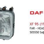 FAR SOL DAF XF 95 (1997-2002) E4 E-BELGELİ (1 AD )