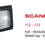 FAR SAĞ SCANIA 112-113 (1 AD )