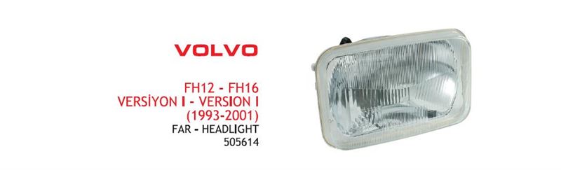 AYF.505614-1.jpg FAR VOLVO KAMYON FH 12-FH 16 93-01 (1 AD ) - Görsel 1