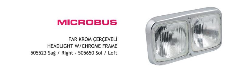 AYF.505650-1.jpg FAR KROM ÇERÇEVELİ SOL MICROBUS (1 AD ) - Görsel 1