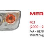 FAR SAĞ MERCEDES 403 OTOBÜS (2000-06) ORJINAL KOD:6138200161 (1 AD )