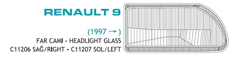 AYF.C11207-1.jpg FAR CAMI RENAULT R9 BROADWAY YM. SOL 1998 (1 AD ) - Görsel 1