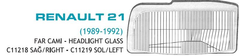 AYF.C11219-1.jpg FAR CAMI RENAULT 21 88-92 SOL (1 AD ) - Görsel 1