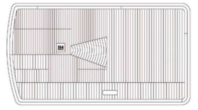 AYF.C11434-1.jpg FAR CAMI SOL MERCEDES 200-300 (W 123) (1979-1982) (1 AD ) - Görsel 1